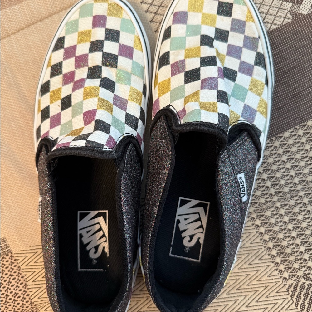 Vans Checkered Slip-On Sneakers - Multicolor